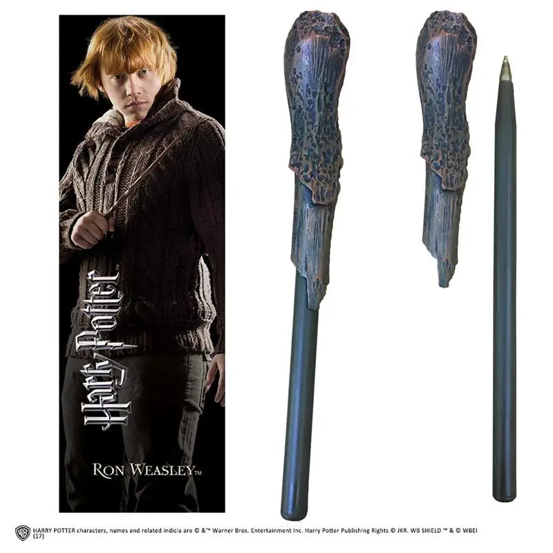 Stylo hp ron weasley wand and bookmark